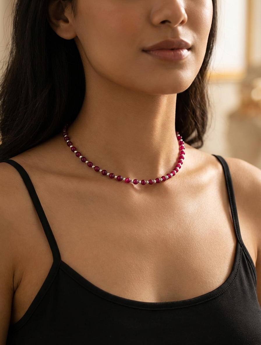 Cadena Chocker Rubí - Miniatura 2