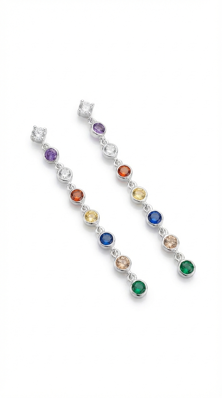 Aros lluvia de brillo de color