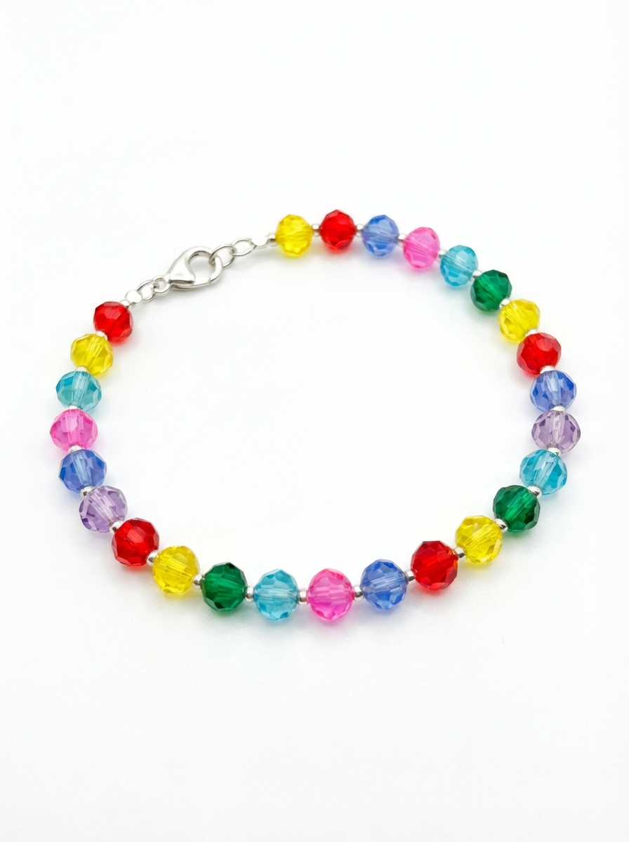 Pulsera multicolor cristal grande