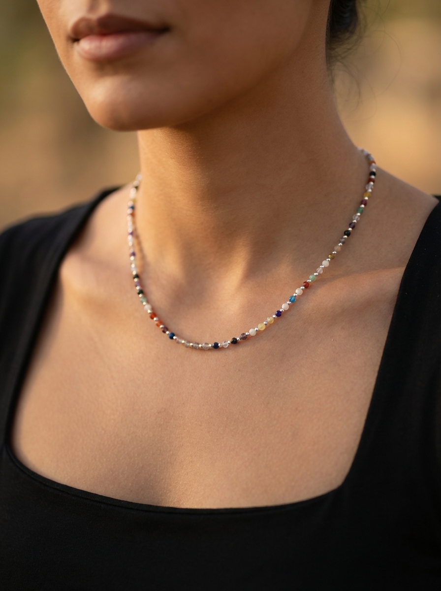 Cadena chocker cristal primavera - Miniatura 2