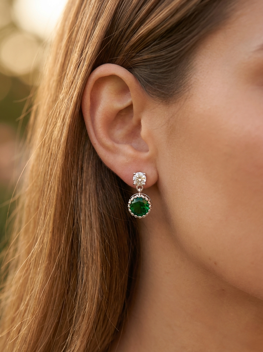 Aros círculos verdes - Miniatura 2