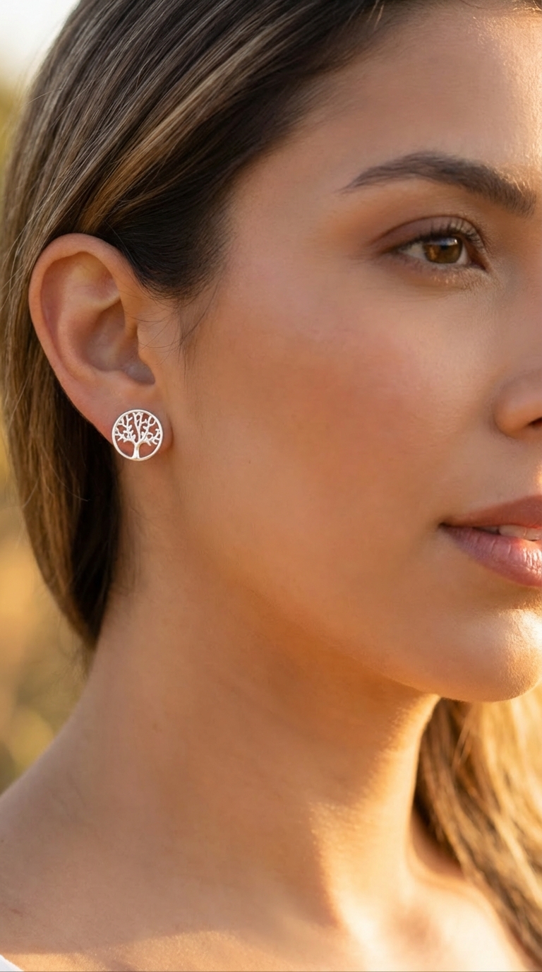 Aros Pasantes Árbol De La Vida - Miniatura 2