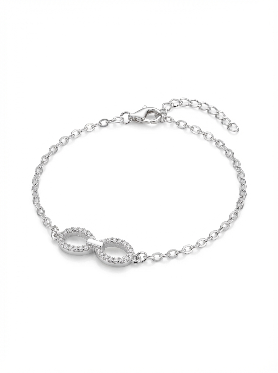 Pulsera infinito microcubics