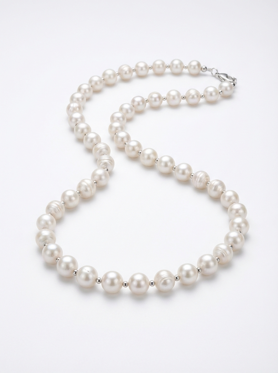 Cadena chocker Perlas Naturales Grandes