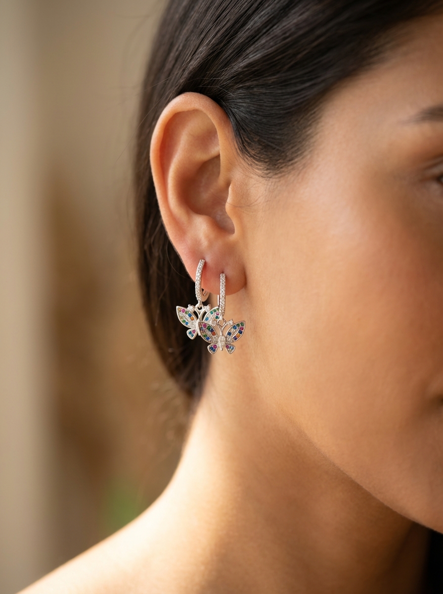 Aros Mariposa color - Miniatura 2