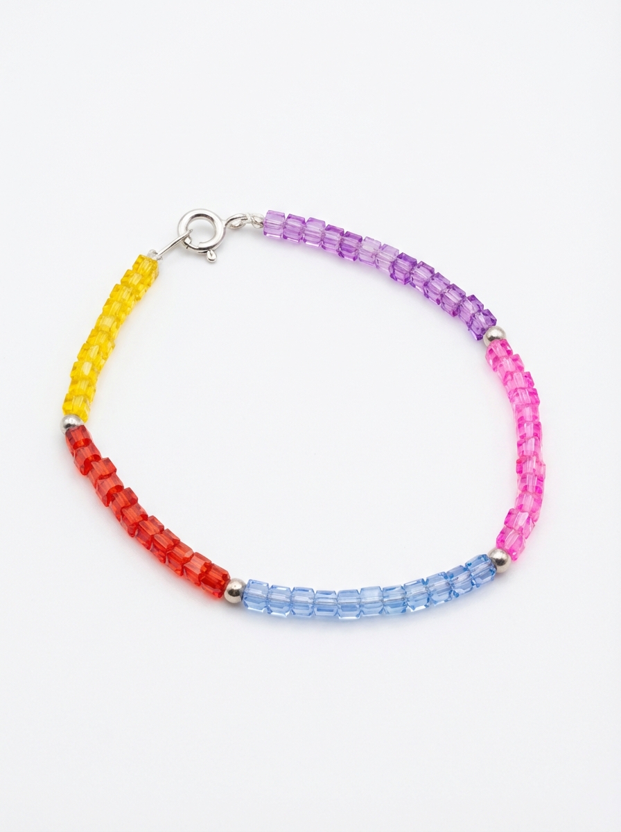 Pulsera multicolor cristal